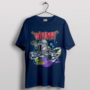 Mandalorian 3 Din Djarin Big Daddy Navy T-Shirt