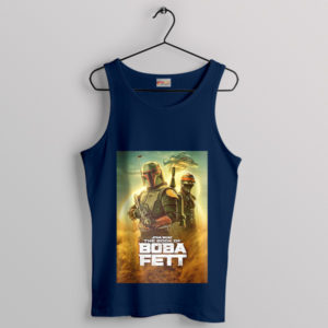Mandalorian Book of Boba Fett Navy Tank Top
