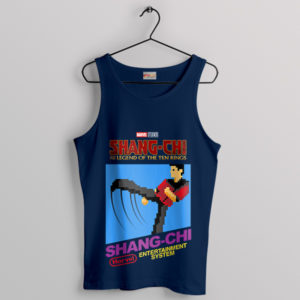 Marvel NES Nintendo Shang-Chi Navy Tank Top