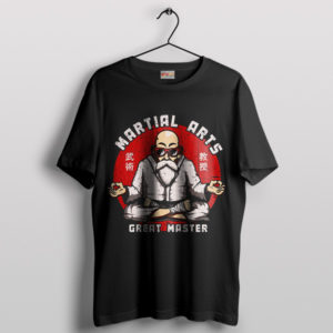 Mastering the Art Turtle Roshi Black T-Shirt