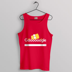 Meme AI Google Bard Cartoon Bart Red Tank Top