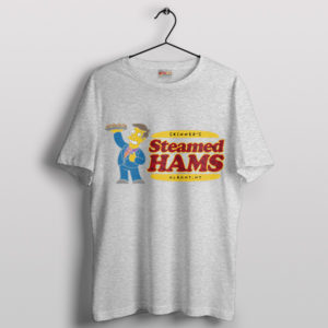 Meme Food Steamed Hams Springfield Sport Grey T-Shirt
