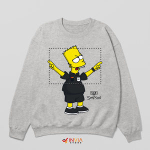 Meme VAR Football Bart Referee Sport Grey Sweatshirt