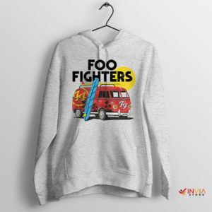 Merch Art Van Tour Foo Fighters Sport Grey Hoodie