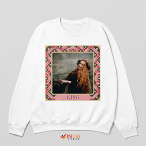 Monarchy Florence + the Machine King White Sweatshirt