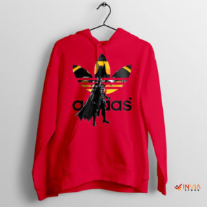 Movie Adidas Batman Dark Knight Red Hoodie