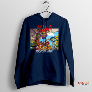Muppet Madness Straight Outta Mayhem Navy Hoodie