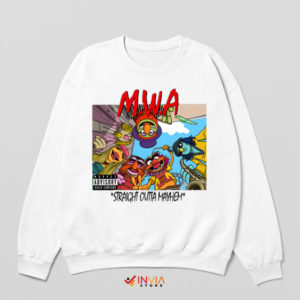 Muppets Anarchy Straight Outta White Sweatshirt