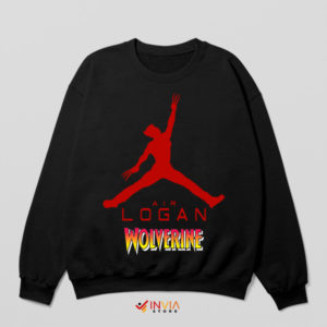 Mutant with Nike Air Logan Wolverine Black Sweatshirt