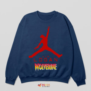 Mutant with Nike Air Logan Wolverine Navy Sweatshirt