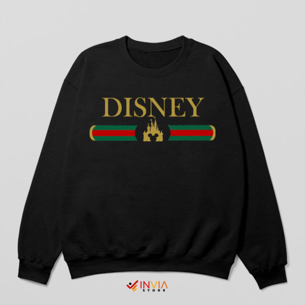 Pattern House of Gucci Disney Black Sweatshirt