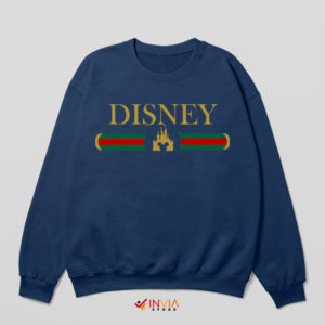 Pattern House of Gucci Disney Navy Sweatshirt
