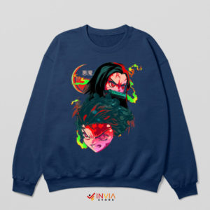 Power Demon Slayer Siblings Navy Sweatshirt