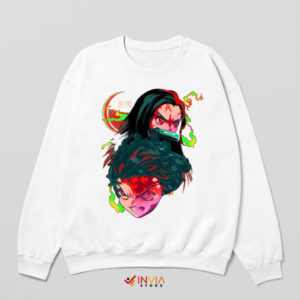 Power Demon Slayer Siblings White Sweatshirt