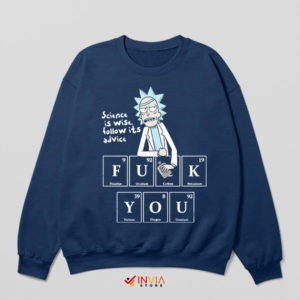 Quotes Rick Sanchez Elements Table Navy Sweatshirt