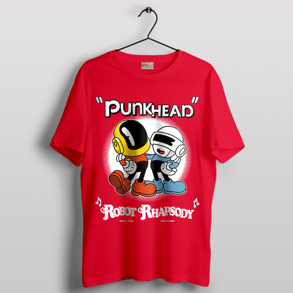 Retro Electro Daft Punk x Cuphead T-Shirt