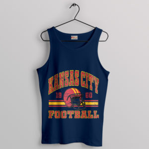 Retro Helmet City Chiefs 1960 Navy Tank Top