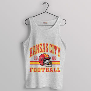 Retro Helmet City Chiefs 1960 Sport Grey Tank Top