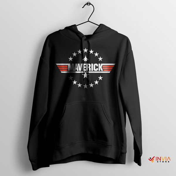 Retro Top Gun 2 Maverick Planes Black Hoodie