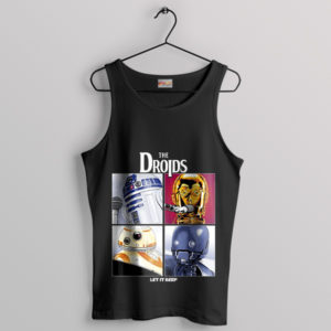 Robot The Droids of Star Wars Black Tank Top