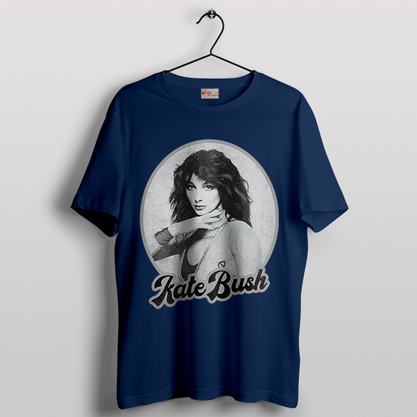 Running Up That Style Kate Bush Navy T-Shirt