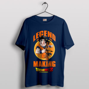 Saiyan Warrior Pride Goku Legend Navy T-Shirt