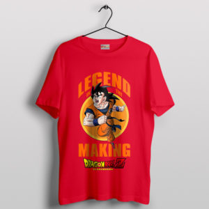Saiyan Warrior Pride Goku Legend Red T-Shirt