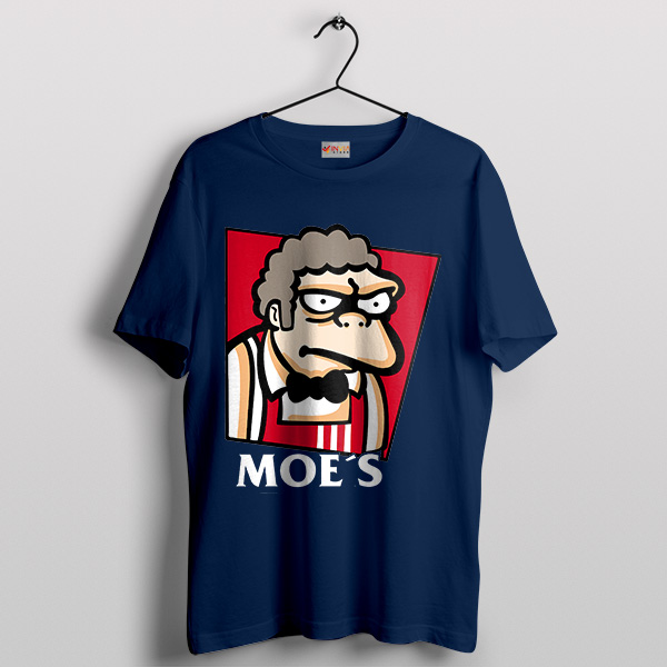 Savor the Flavor Moe Szyslak KFC Navy T-Shirt