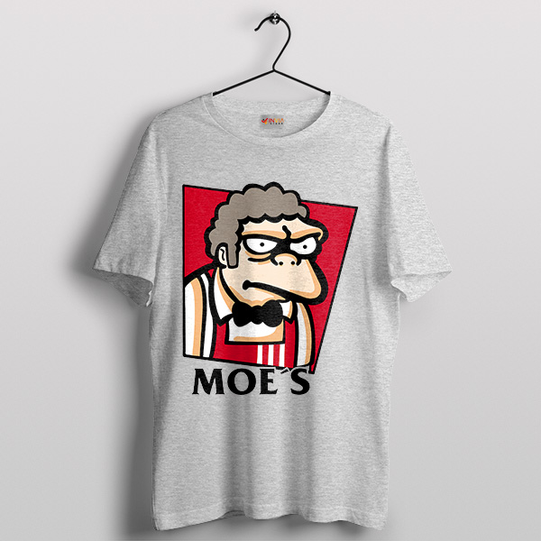 Savor the Flavor Moe Szyslak KFC Sport Grey T-Shirt