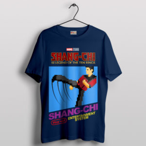 Shang-Chi Marvel NES Nintendo Navy T-Shirt