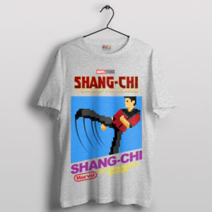 Shang-Chi Marvel NES Nintendo Sport Grey T-Shirt