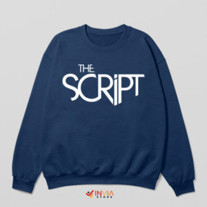 Sing Your Heart Out with The Script Navy Sweatshirt