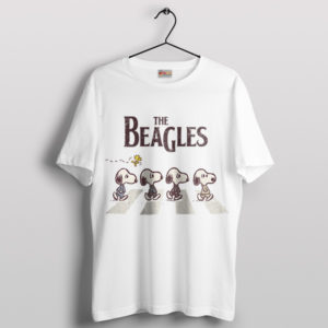Snoopy Dog in Real Abbey Road T-Shirt