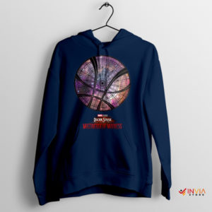 Sorcerer Supreme Style Dr Strange Window Navy Hoodie