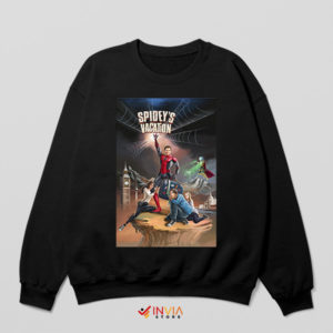 Spidey Far From Home Adventure Black Sweatshirt