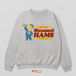 Springfield Steamed Hams Food Sport Grey Sweatshirt