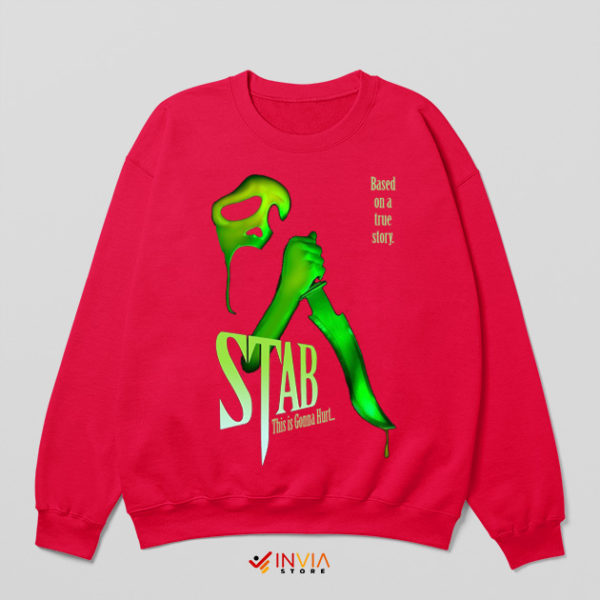 Stab Movie Poster Art Scream Red Sweatshirt