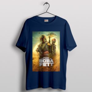 Star Wars Book of Boba Fett Merch Navy T-Shirt