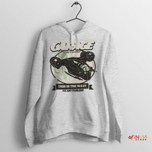 Star Wars Merch Razor Crest Mandalorian Sport Grey Hoodie