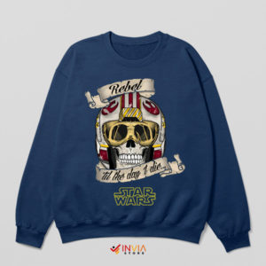 Star Wars Rebel Art Helmet Navy Sweatshirt