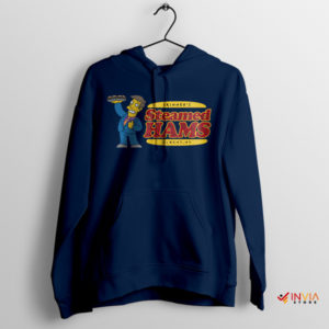 Steamed Hams Food Meme Simpsons Navy Hoodie