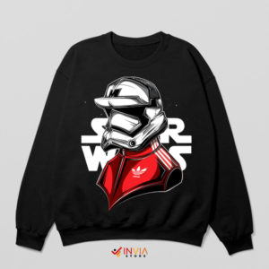 Stormtrooper Swagger in Adidas Helmet Sweatshirt