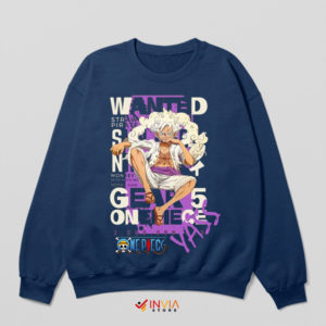 Straw Hat Luffy Gear 5 Bounty Navy Sweatshirt