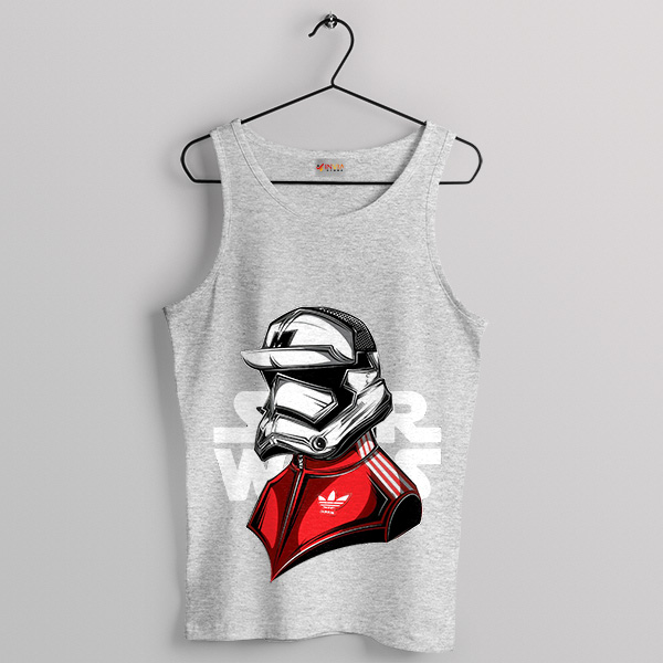 Street Style with Stormtrooper Adidas Sport Grey Tank Top
