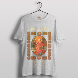 Suicideboys Lighting the Flames Cover Art Sport Grey T-Shirt