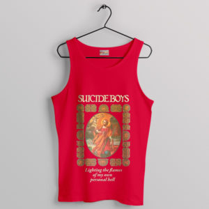 Suicideboys Live Lighting the Flames Red Tank Top