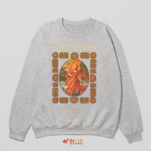 Suicideboys Song Lighting the Flames Sport Grey Sweatshirt