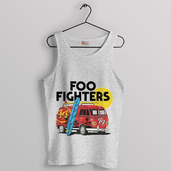 Sunset Van Tour Foo Fighters Navy Tank Top