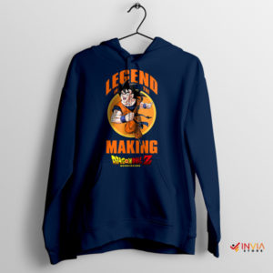 Super Saiyan Style Son Goku Legend Navy Hoodie