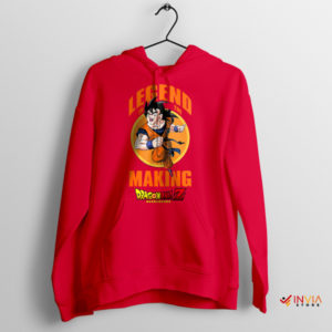 Super Saiyan Style Son Goku Legend Red Hoodie